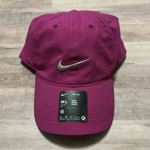 Adult Unisex FZ096-531 Dri-Fit M/L Unstructured Adjustable Golf Hat Cap NEW Pink